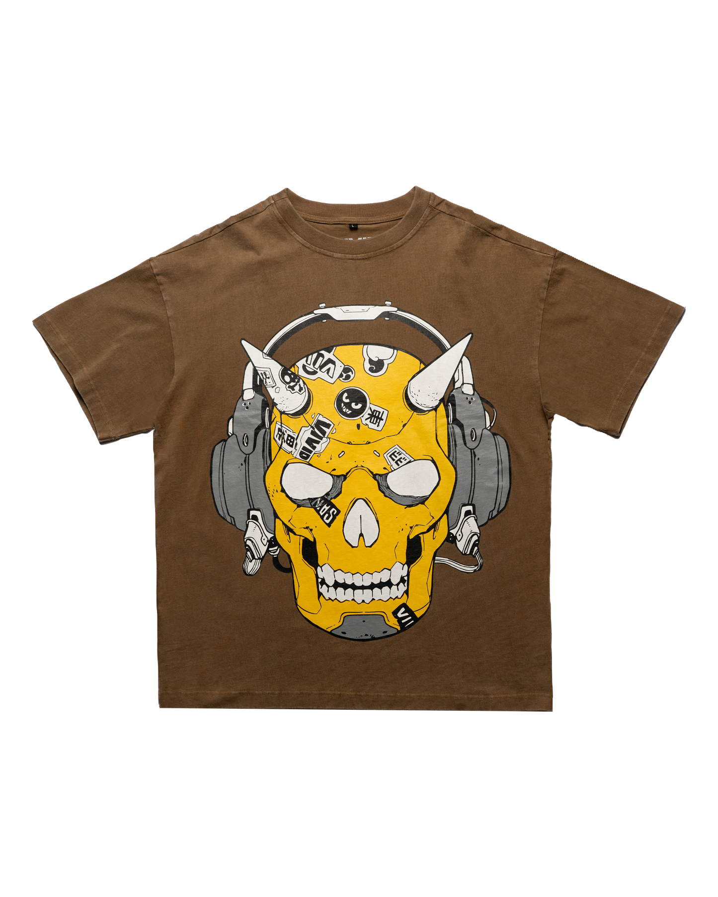 Sticker Skull T-Shirt