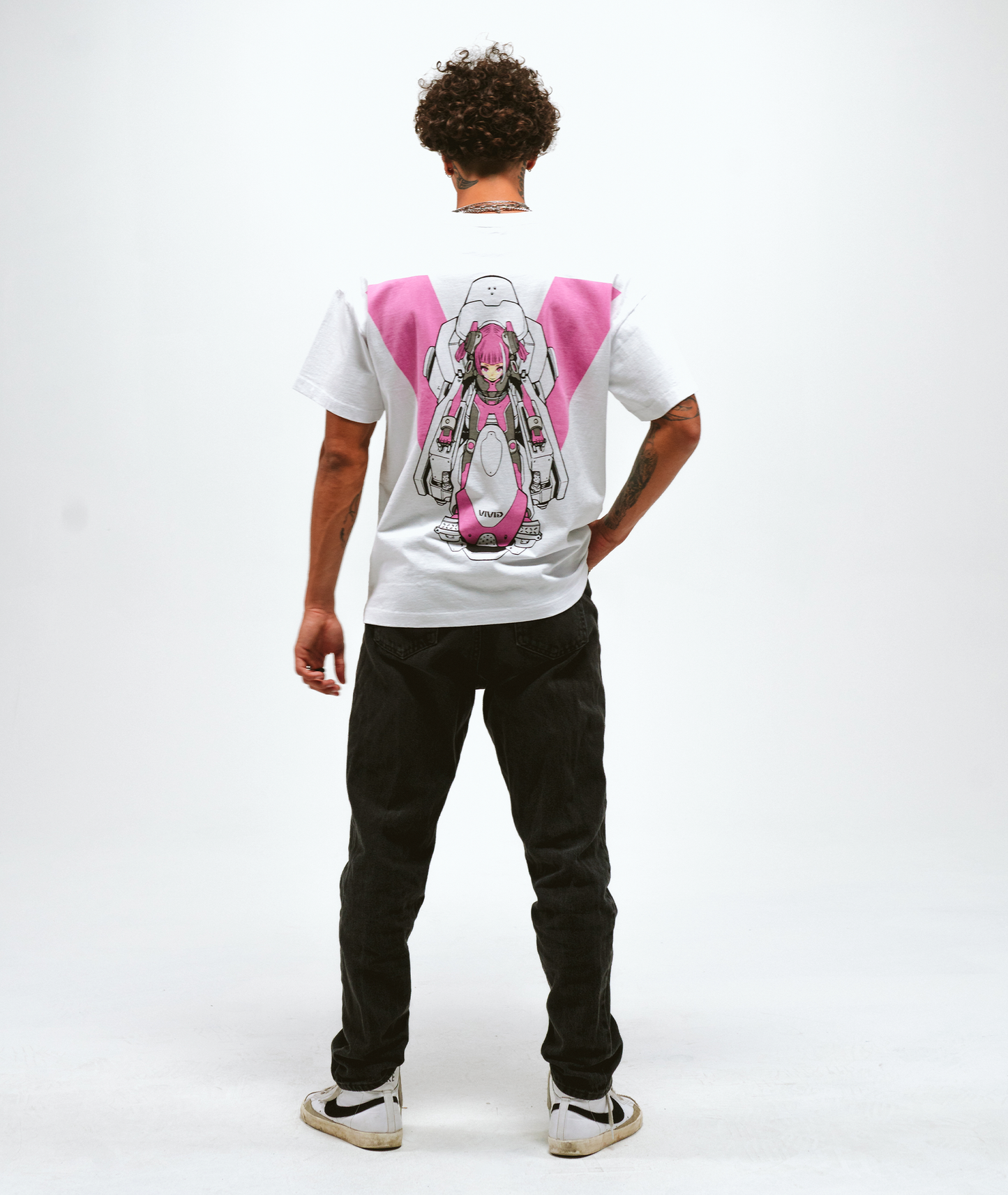 White Racer T-Shirt