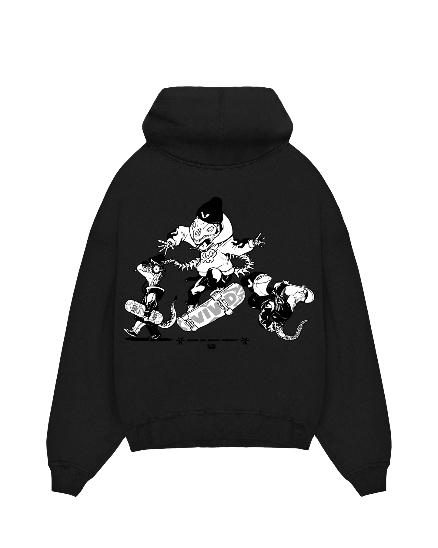 Black Lizards Hoodie