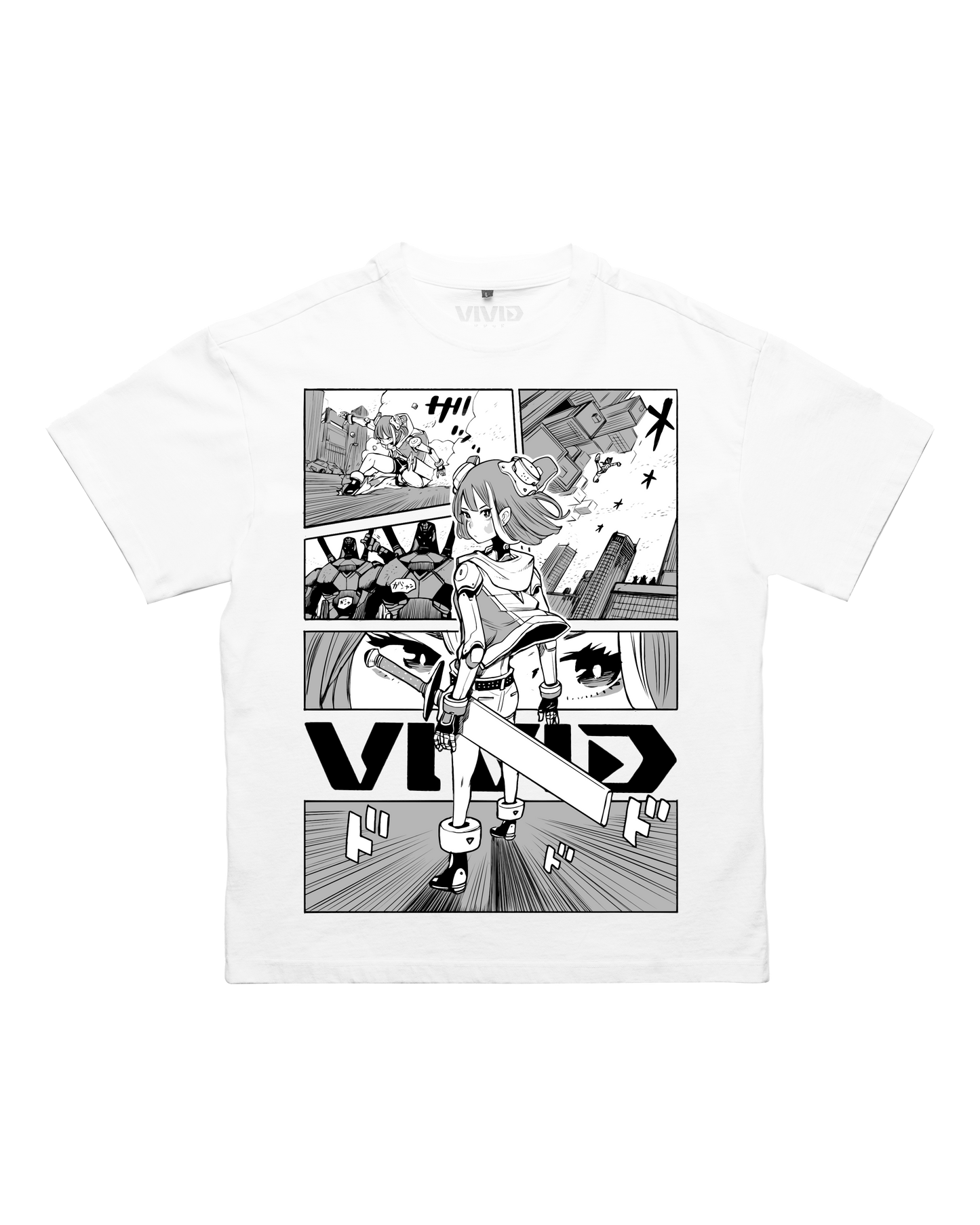 White Manga T-Shirt