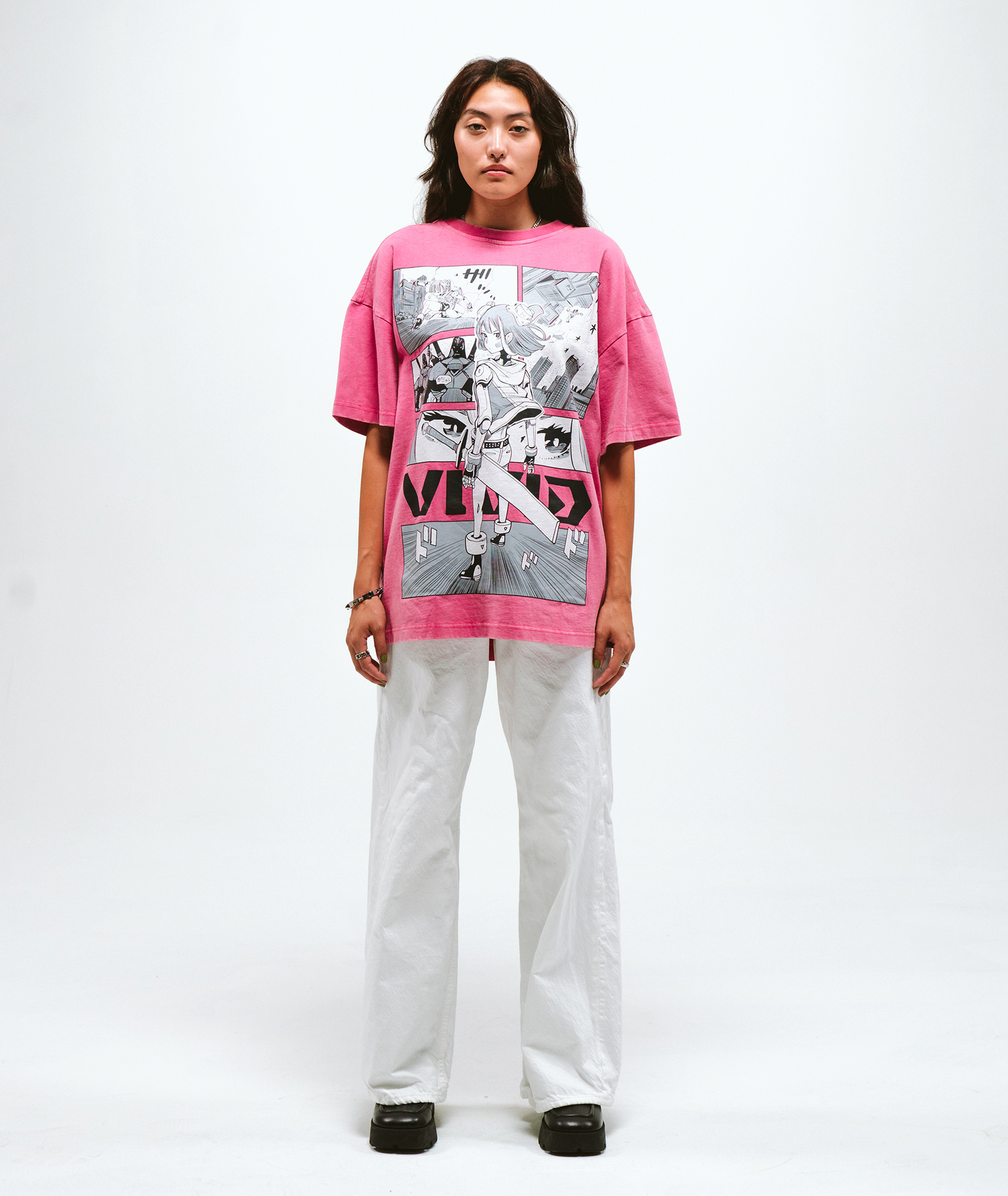 Pink Manga T-Shirt