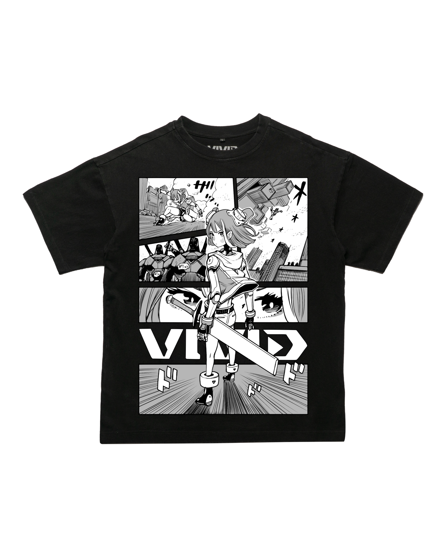 Black Manga T-Shirt